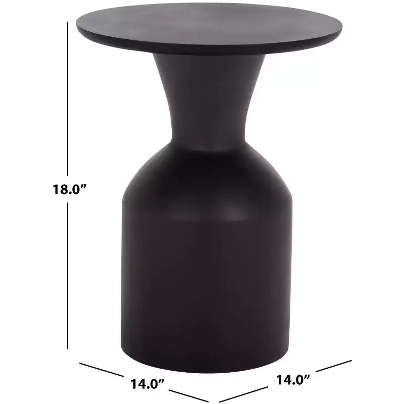 Table d'appoint ronde Tazon - ACC3259 - Noir - Safavieh