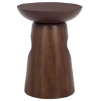 Table d'appoint ronde Zenon - ACC3260 - Marron foncé - Safavieh