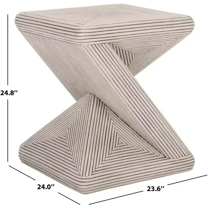 Table d'appoint Matvey - ACC6701 - Blanc délavé - Safavieh