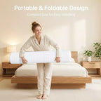 Matelas EHMKNP 12 pouces Queen Size pour adulte adolescent, matelas en mousse à mémoire de forme rafraîchissant, housse amovible et lavable, fermeté moyenne