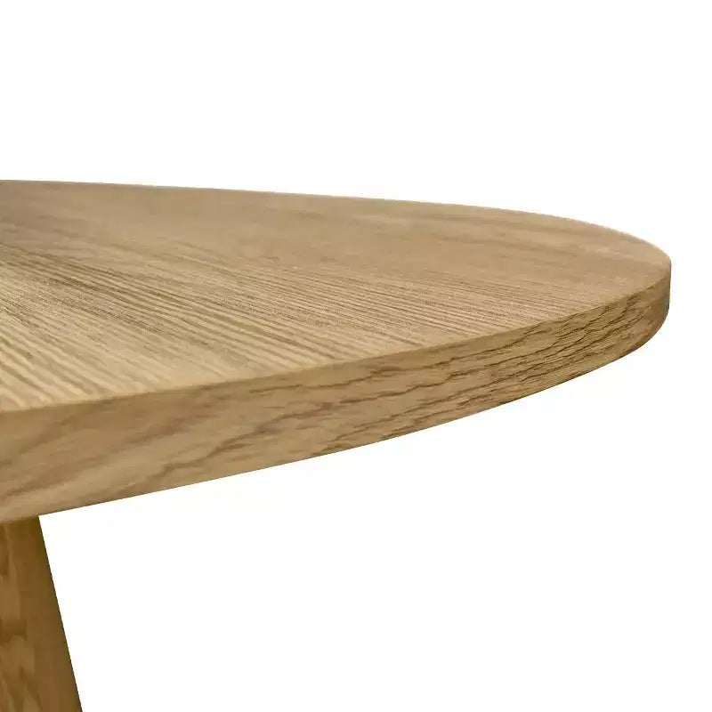 Ensemble table à manger ronde pour 2, Table piédestal moderne de 89 cm et chaises de salle à manger rembourrées avec dossiers en rotin, parfait pour les petits espaces de salle à manger-Panipeachy