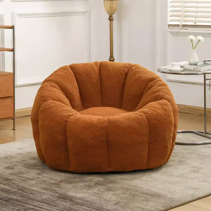 YOSIMFUR Fauteuil poire, Fauteuil poire avec accoudoirs rempli de mousse haute densité, Canapé paresseux Chaises confortables Fauteuil poire pour adultes dans le salon