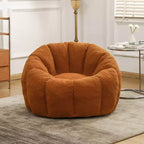 YOSIMFUR Fauteuil poire, Fauteuil poire avec accoudoirs rempli de mousse haute densité, Canapé paresseux Chaises confortables Fauteuil poire pour adultes dans le salon