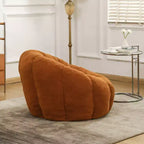 YOSIMFUR Fauteuil poire, Fauteuil poire avec accoudoirs rempli de mousse haute densité, Canapé paresseux Chaises confortables Fauteuil poire pour adultes dans le salon
