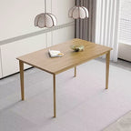 MAYEERTY Original Wood Color Rectangular Dining Table, Scandinavian Simple Multi-Function Table for Home Office