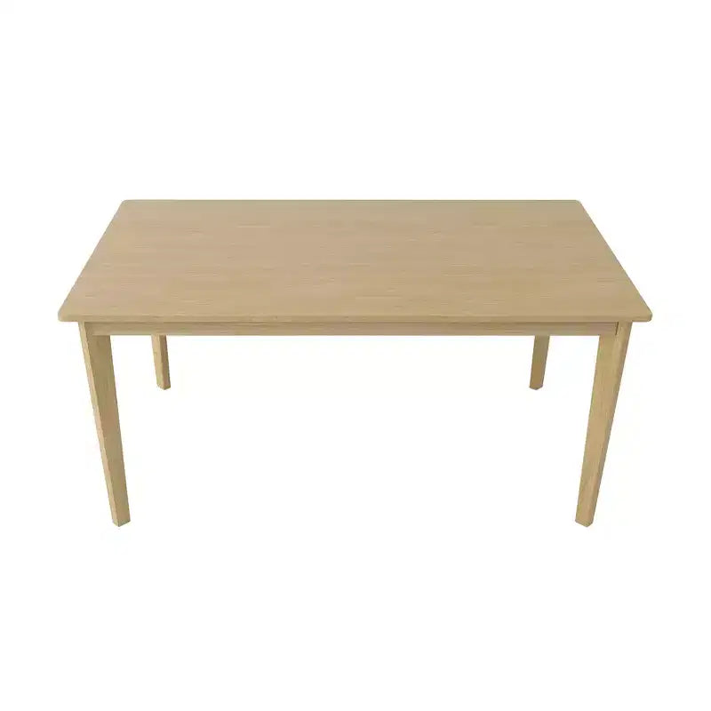 MAYEERTY Table à manger rectangulaire couleur bois originale, table multifonctionnelle simple scandinave pour la maison et le bureau