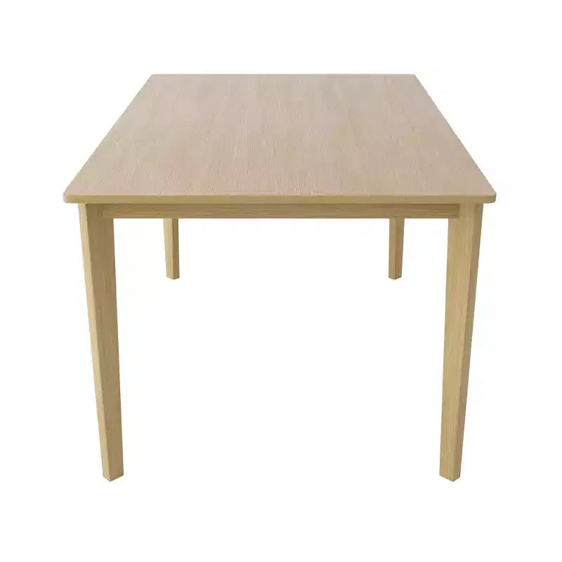 MAYEERTY Table à manger rectangulaire couleur bois originale, table multifonctionnelle simple scandinave pour la maison et le bureau