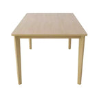 MAYEERTY Table à manger rectangulaire couleur bois originale, table multifonctionnelle simple scandinave pour la maison et le bureau