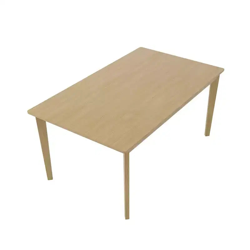 MAYEERTY Table à manger rectangulaire couleur bois originale, table multifonctionnelle simple scandinave pour la maison et le bureau