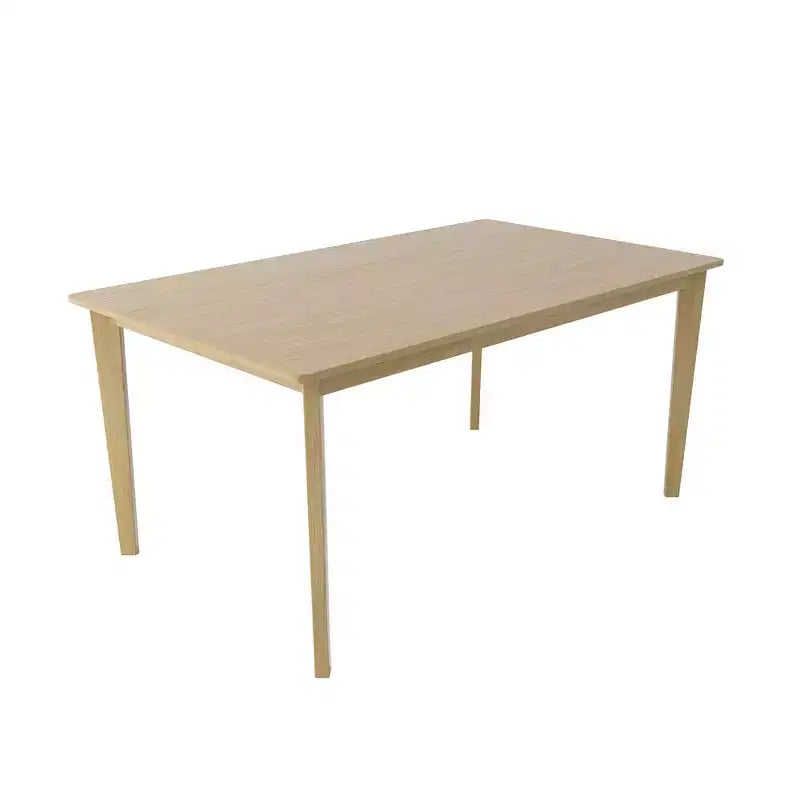 MAYEERTY Table à manger rectangulaire couleur bois originale, table multifonctionnelle simple scandinave pour la maison et le bureau