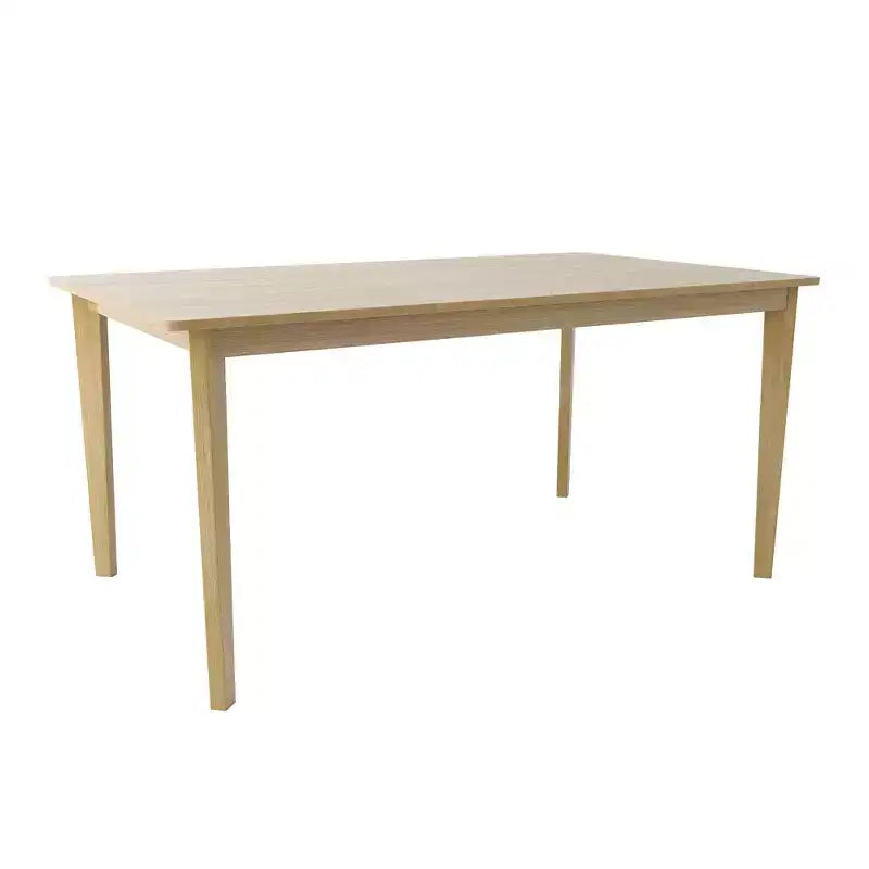 MAYEERTY Table à manger rectangulaire couleur bois originale, table multifonctionnelle simple scandinave pour la maison et le bureau