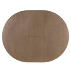 Ensemble de salle à manger rond extensible de style rustique pour 4 personnes, ensemble table et 4 chaises de salle à manger rembourrées pour salle à manger