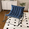 Rocking Chair with Storage, Cushions & ArmrestsAll-Season Ergonomic Lounge Chair, Breathable Comfort for Bedroom, Living Room, Patio, Garden