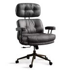 Fauteuil de bureau de direction inclinable et ergonomique HOMLUX avec support lombaire et cervical confortable