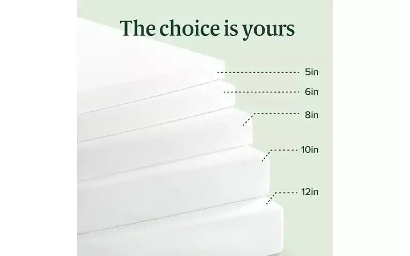 Matelas en mousse à mémoire de forme ZINUS 6 pouces Full Green Tea, sans fibre de verre, sensation ferme moyenne, soulagement de la pression zoné, mousses et tissus certifiés sûrs