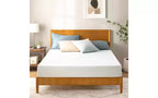 Matelas en mousse à mémoire de forme Zinus 15 cm Queen Size au thé vert, sans fibre de verre, fermeté moyenne, soulagement de la pression zoné, mousses et tissu certifiés sûrs