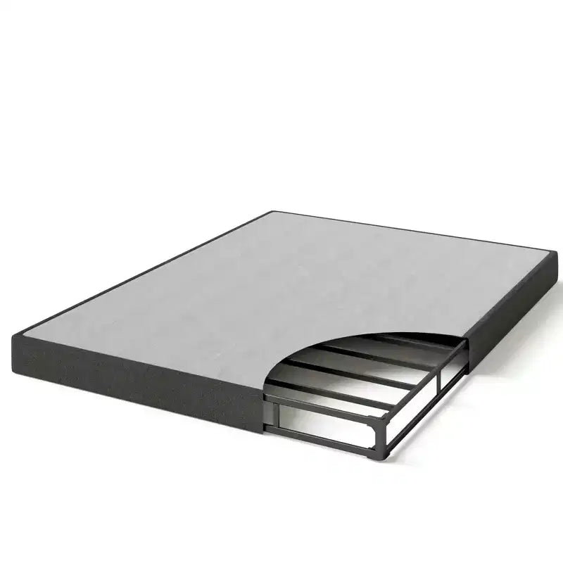 Zinus 5 Inch Full WonderBox(TM) Smart Box Spring, Quick Assembly Mattress Foundation, Durable Metal Frame, Grey