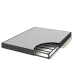 Zinus 5 Inch Full WonderBox(TM) Smart Box Spring, Quick Assembly Mattress Foundation, Durable Metal Frame, Grey