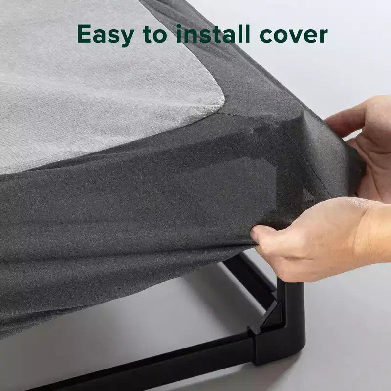 Zinus Sommier Tapissier Intelligent WonderBox(TM) 5 Pouces, Montage Rapide, Cadre Métallique Durable, Gris