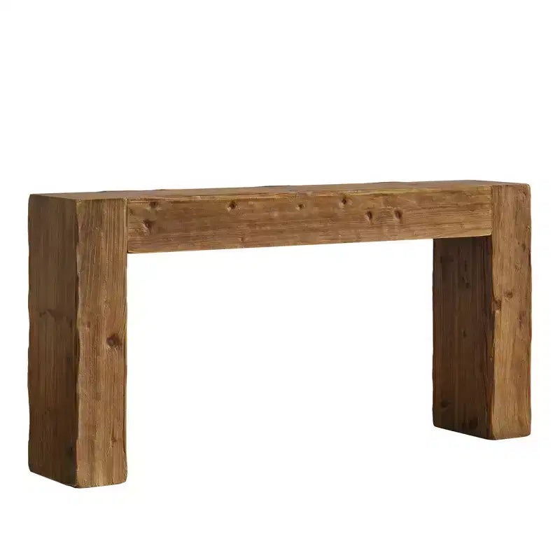 MAYEERTY Table console en bois de 63 pouces, table de canapé d'entrée de ferme