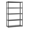 VEVOR Storage Shelves, 3000lbs, 5Tier Garage Storage Shelving, 18 Dx48 Wx78 H Adjustable Metal Shelves for Garage Shelves Utility Rack Shelf,Black