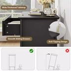 Commode à 3 tiroirs cannelés, commode en bois texturée verticalement pour chambre à coucher, salon, entrée, table de chevet avec tiroirs de rangement