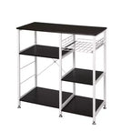 Étagère de cuisine Karl Home 3 niveaux pour micro-ondes, marron foncé
