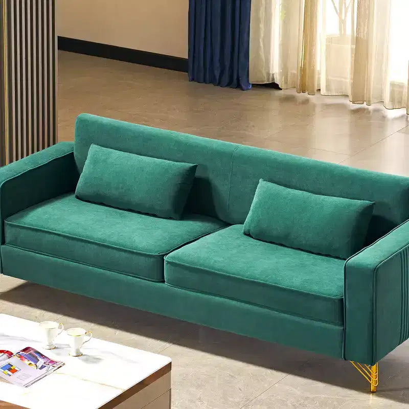 Canapé Whisen 85.8 en Velours, Canapé Moderne et Élégant 4 Places avec Confort Luxueux et Doux, Facile à Entretenir