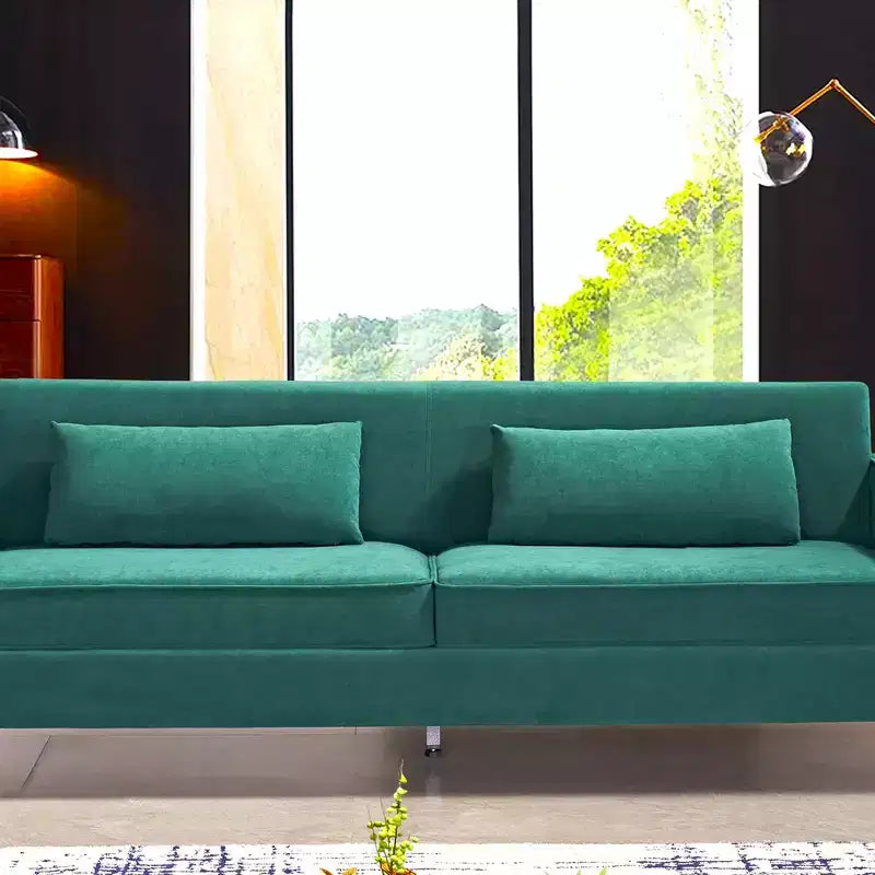 Canapé Whisen 85.8 en Velours, Canapé Moderne et Élégant 4 Places avec Confort Luxueux et Doux, Facile à Entretenir