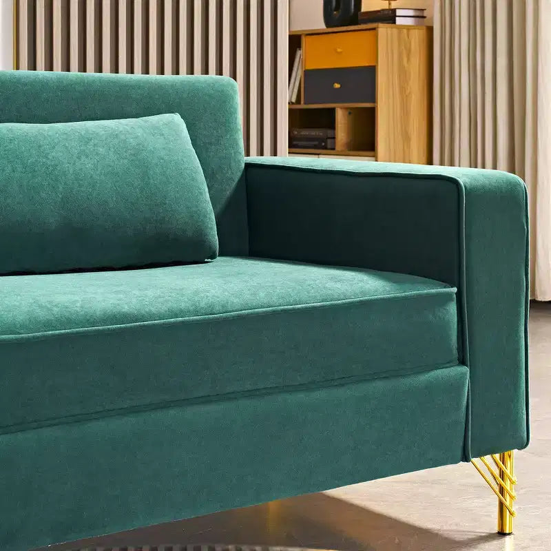 Canapé Whisen 85.8 en Velours, Canapé Moderne et Élégant 4 Places avec Confort Luxueux et Doux, Facile à Entretenir