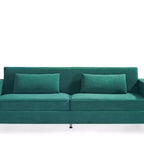 Canapé Whisen 85.8 en Velours, Canapé Moderne et Élégant 4 Places avec Confort Luxueux et Doux, Facile à Entretenir
