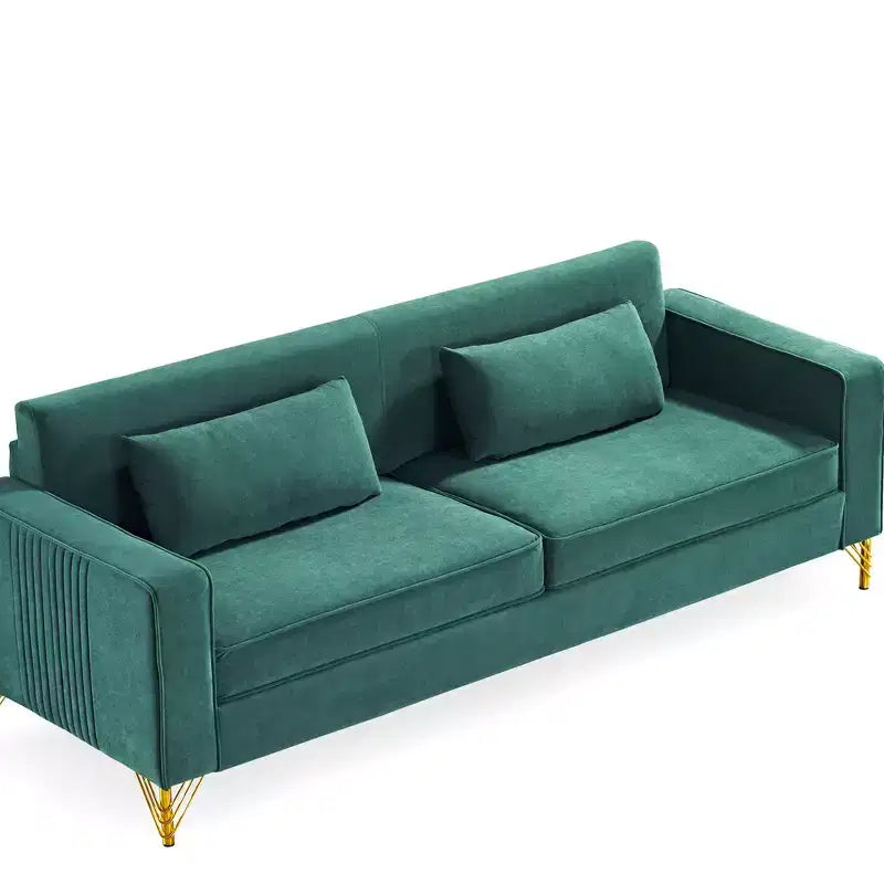 Canapé Whisen 85.8 en Velours, Canapé Moderne et Élégant 4 Places avec Confort Luxueux et Doux, Facile à Entretenir