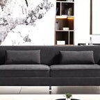 Canapé Whisen 85.8 en Velours, Canapé Moderne et Élégant 4 Places avec Confort Luxueux et Doux, Facile à Entretenir