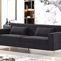 Whisen 85.8 Velvet Sofa, Modern Elegant 4 Seater Couch Sofa with Luxurious Soft Comfort, Easy to Maintain