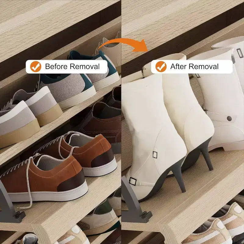 Meuble à chaussures à abattants avec 3 portes et étagère réglable, rangement en bois pour entrée et salon