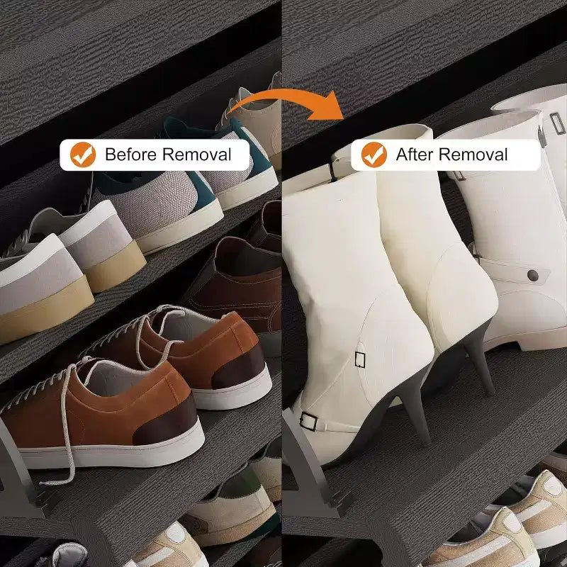 Meuble à chaussures à abattants avec 3 portes et étagère réglable, rangement en bois pour entrée et salon