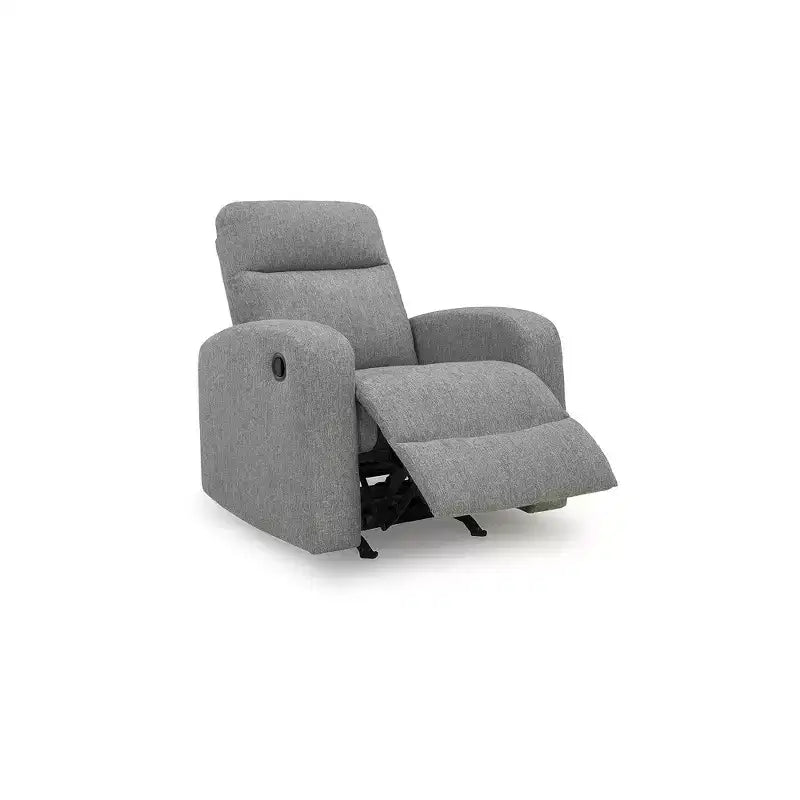 Signature Design by Ashley Carrigan Lane - Fauteuil inclinable à bascule, à tirette, gris argenté
