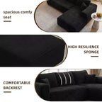 MAYEERTY 106 Canapé-lit de compression en velours côtelé à larges côtes, canapé-lit convertible pour salon et chambre d'amis