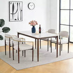Christopher Knight Home Felicia Chaises de salle à manger modernes rembourrées (Lot de 4)