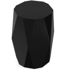 Table d'appoint contemporaine Saber en manguier massif de 38 cm de large, assemblée