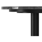 Table d'appoint moderne Ryan de 16 pouces de large