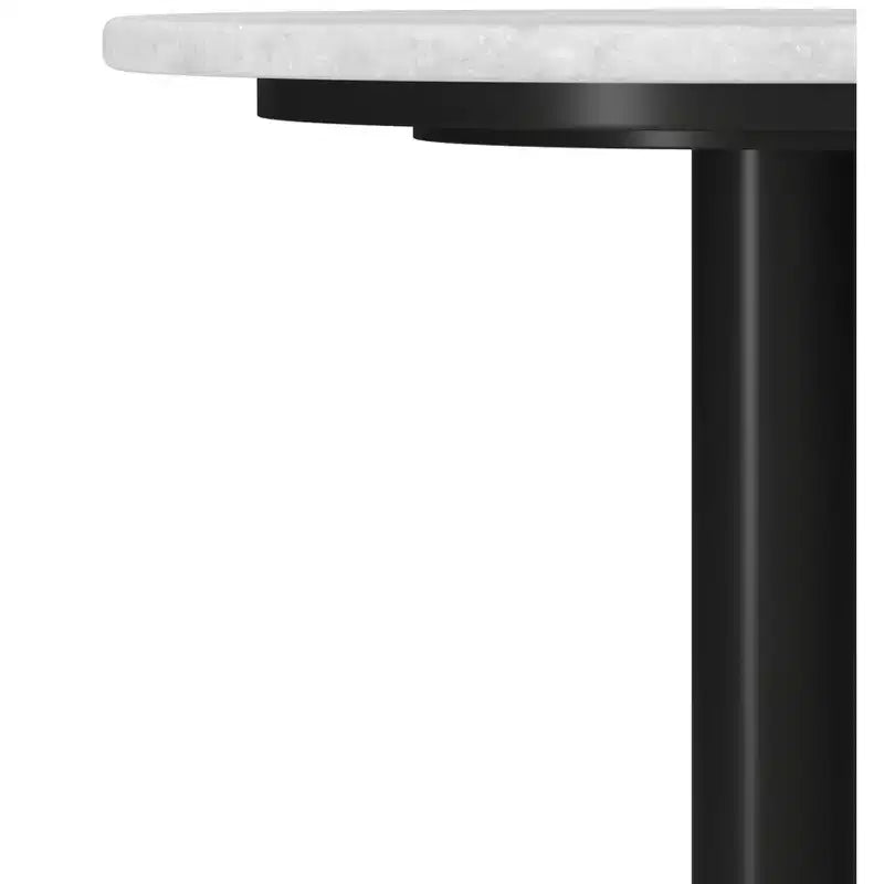 Table d'appoint moderne Ryan de 16 pouces de large