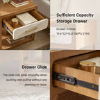 Ensembles de meubles de chambre à coucher Queen-85 Cadre de lit en bois massif avec tête de lit rembourrée et 2 tables de chevet, aucun sommier tapissier requis, pour chambre à coucher-Morden Fort