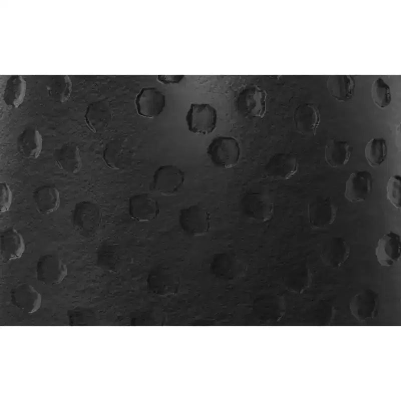 Table d'appoint contemporaine moderne ronde Theobald de 16 pouces de large, en noir
