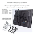 Support TV pour plafond haut StarTech, mât long de 2,5 m à 3 m – Noir
