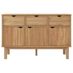 vidaXL Console de rangement pour salon OTTA Bois de pin massif