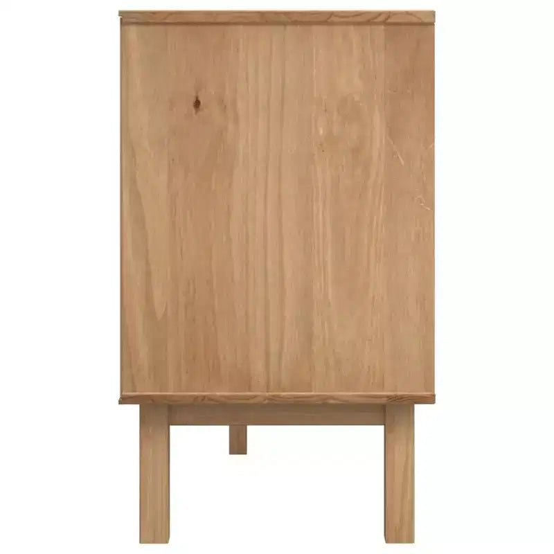 vidaXL Console de rangement pour salon OTTA Bois de pin massif