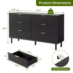 Commode 5 tiroirs cannelés ondulés pour chambre à coucher, commode en bois moderne avec tiroirs larges, commode en bois pour chambre d'enfant avec pieds en métal pour couloir entrée