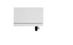 JVNOXK Commode moderne à cinq tiroirs de 76 cm avec poignées, meuble de rangement avec roulettes multidirectionnelles, convient aux chambres et aux salons, blanc