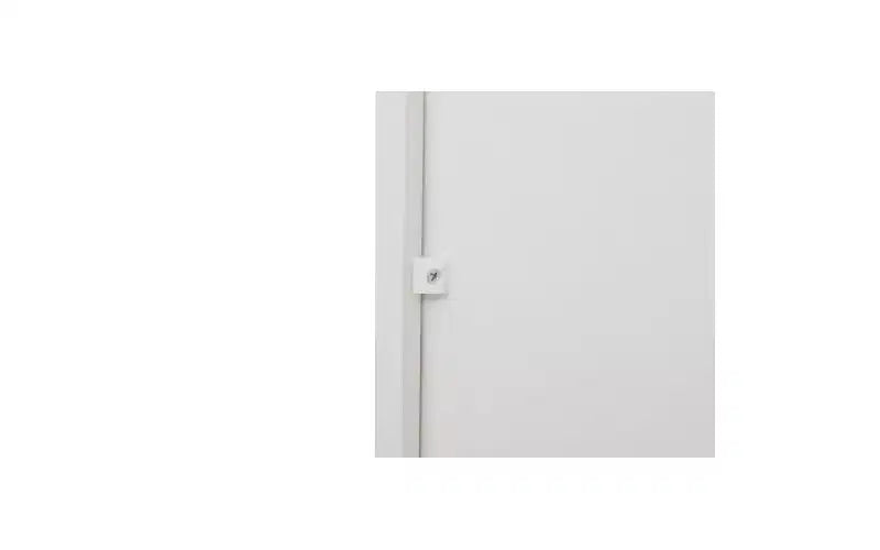 JVNOXK Commode moderne à cinq tiroirs de 76 cm avec poignées, meuble de rangement avec roulettes multidirectionnelles, convient aux chambres et aux salons, blanc